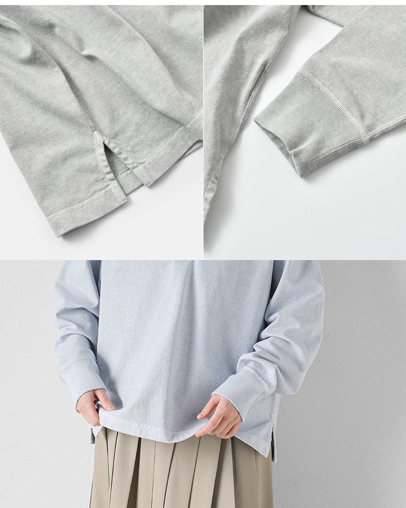 YLEVE イレーヴ コットン スキッパー プルオーバー “OPEN END COTTON