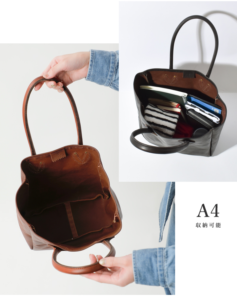 VASCO ヴァスコ OLD OIL レザー オールド トートバッグ ミディアム