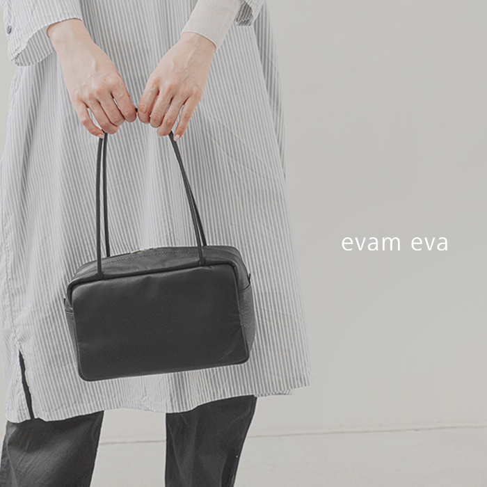 evam eva エヴァムエヴァ カウレザー ハンド バッグ e251z039-mn