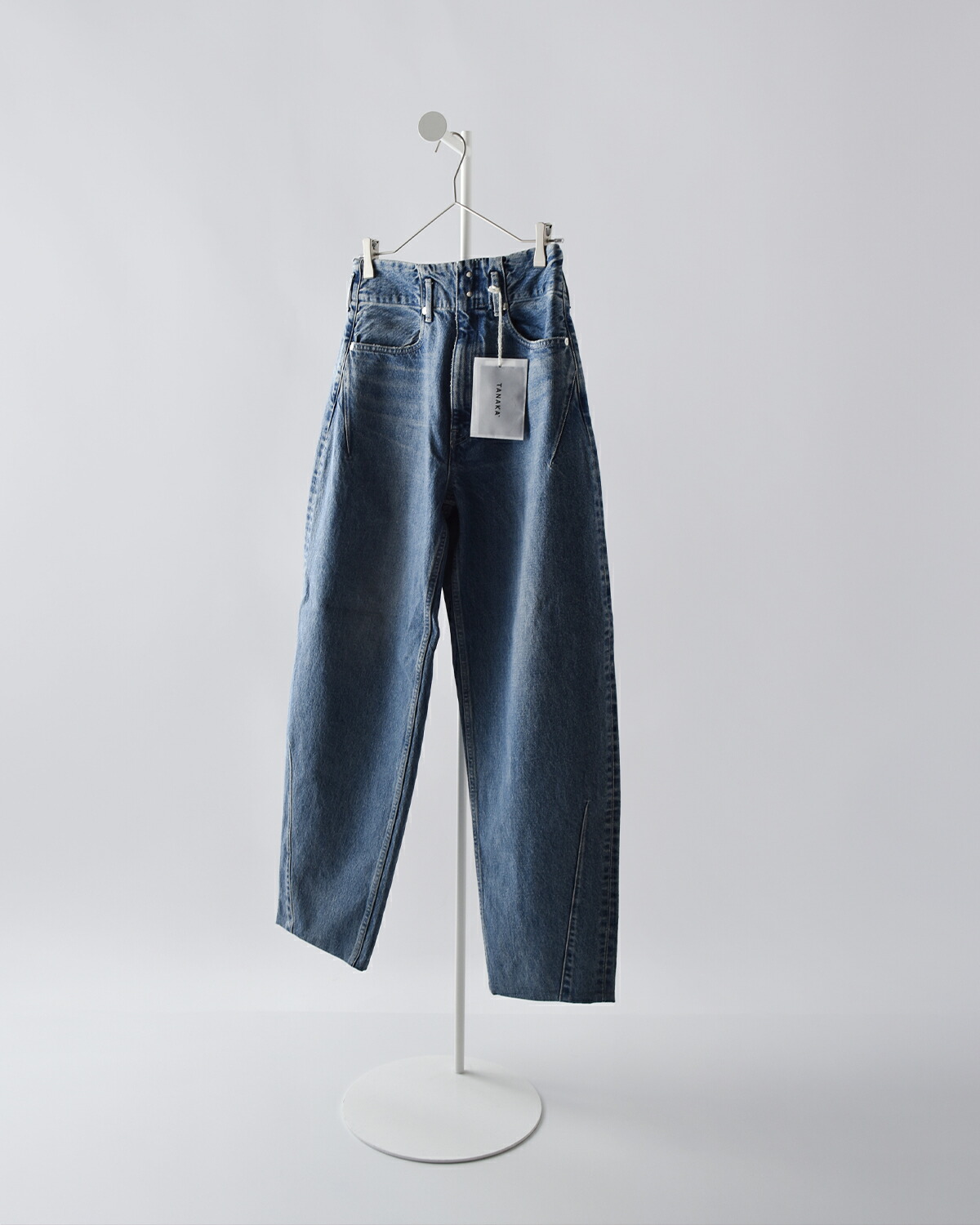 TANAKA タナカ コットン テーパード デニム スーパーハイライズ