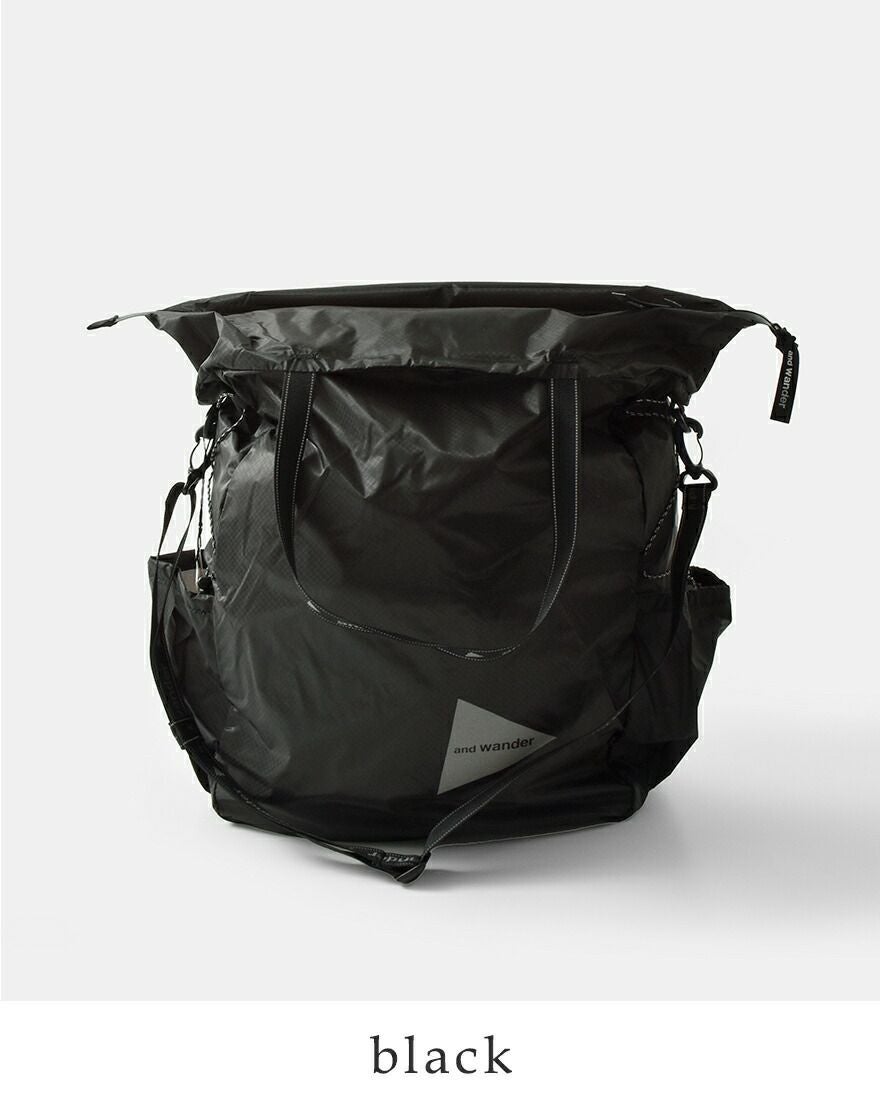and wander アンドワンダー シル トート バッグ “sil tote bag” 574