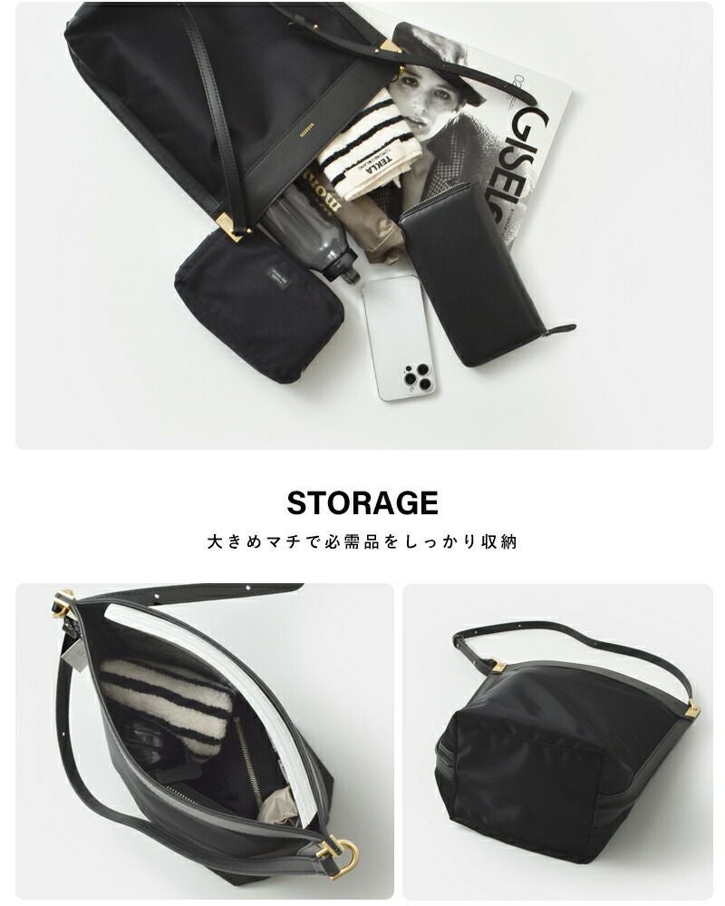 ORSETTO オルセット カウレザー ナイロン2way ショルダー バッグ