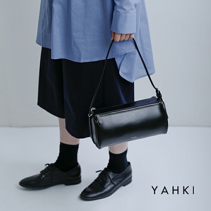 YAHKI ヤーキ ソフトダブルフェイスレザー ハンドバッグ yh-788