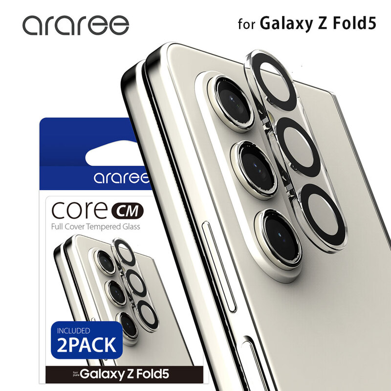 CORE CM カメラ専用強化ガラスフィルム（2枚入り）【Galaxy Z Fold5