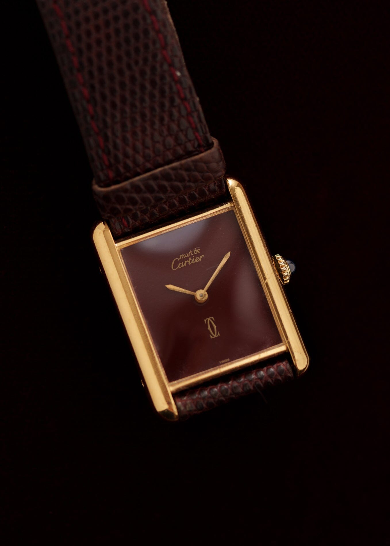 カルティエ マストタンク LM ボルドー 手巻き | ARBITRO