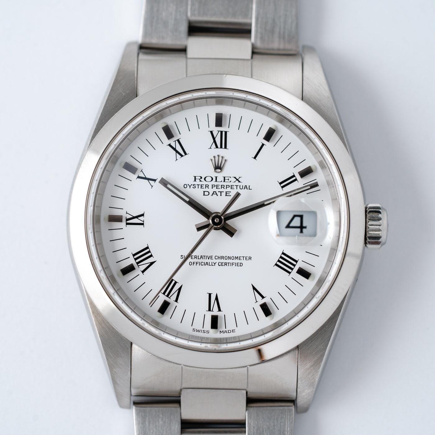 ロレックス オイスターパーペチュアルデイト 15200 ローマン 1999年製