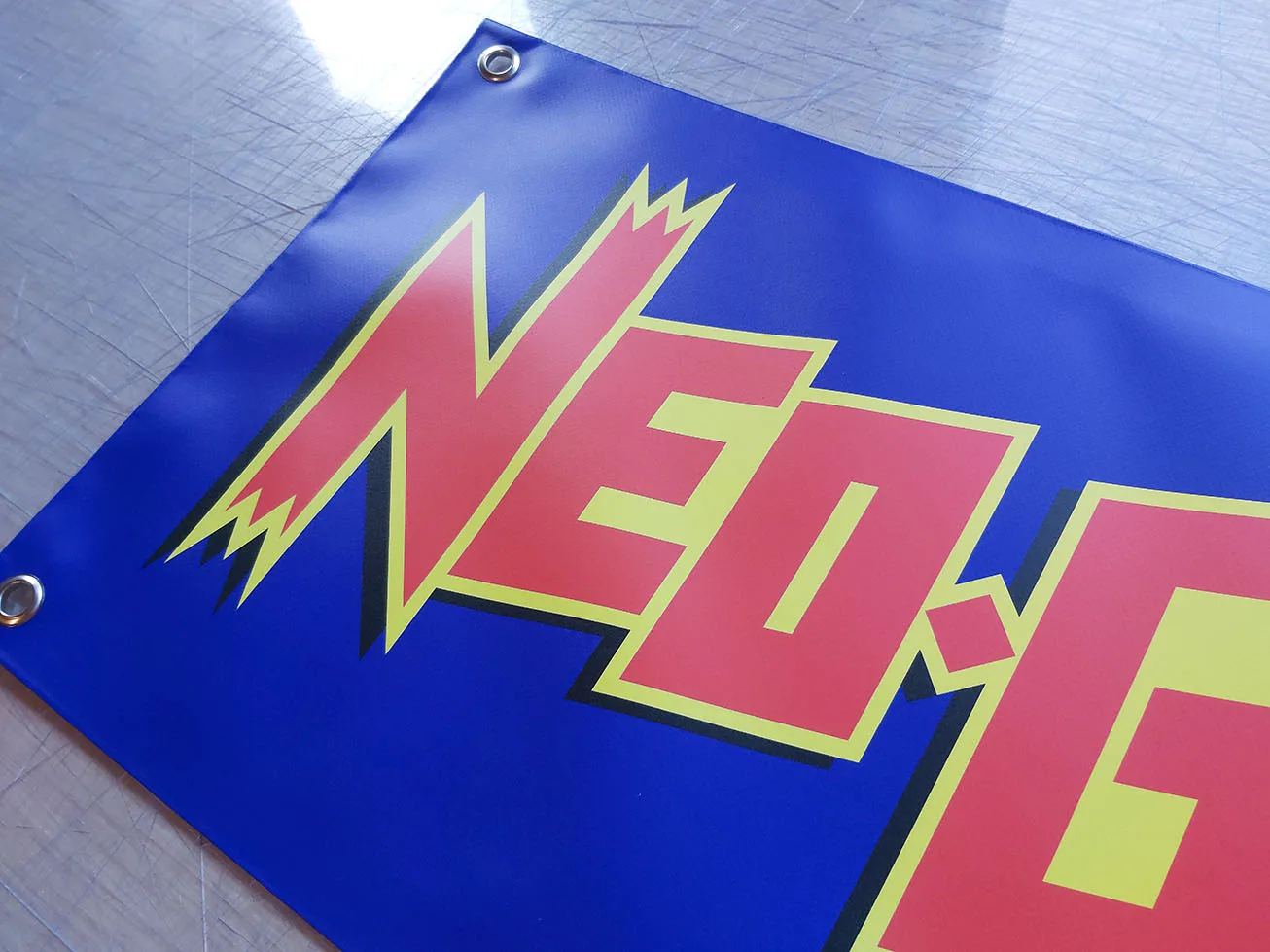 Neo-Geo Land Banner - Arcade Art Repro