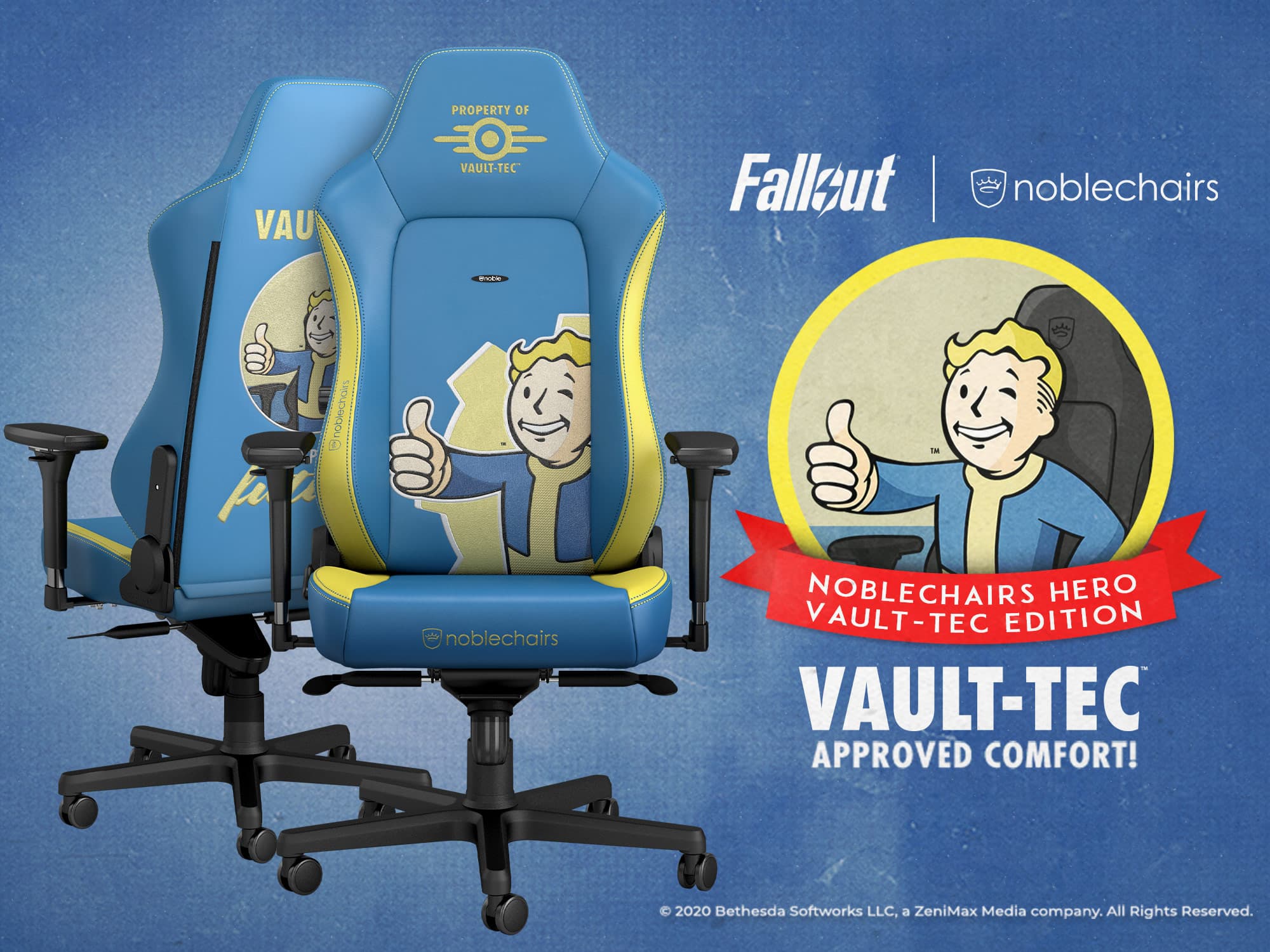 noblechairs HERO - Fallout Vault-Tec Edition - ゲーミングチェア