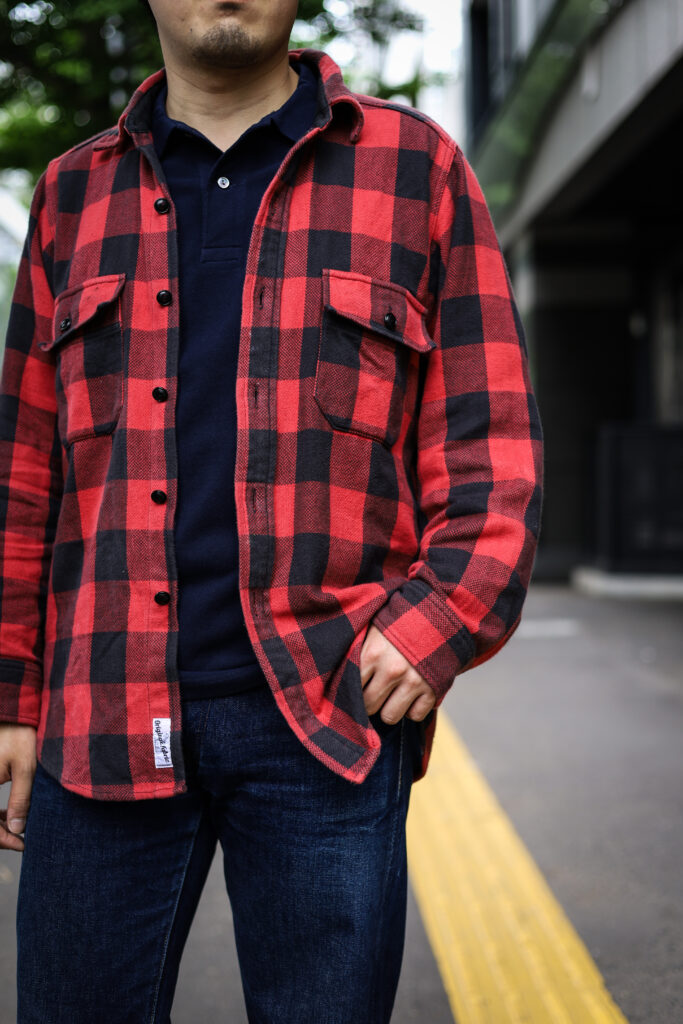 バッファローチェックのネルシャツ by WOOLRICH AUTHENTIC COLLECTION