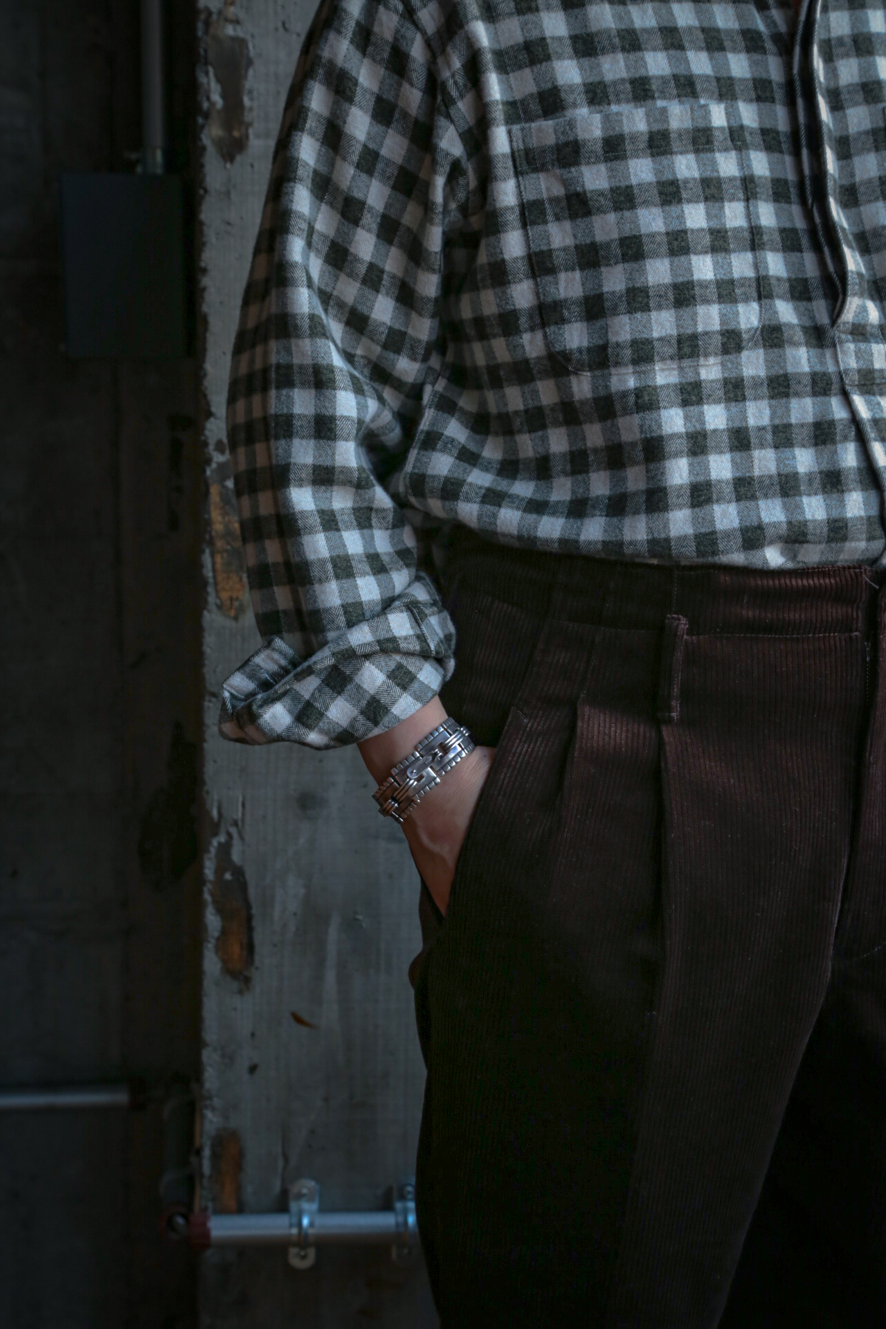 KENNETH FIELD 24AW / ROOMY SHIRTⅡ NEL CHECK | ARCH TOKYO