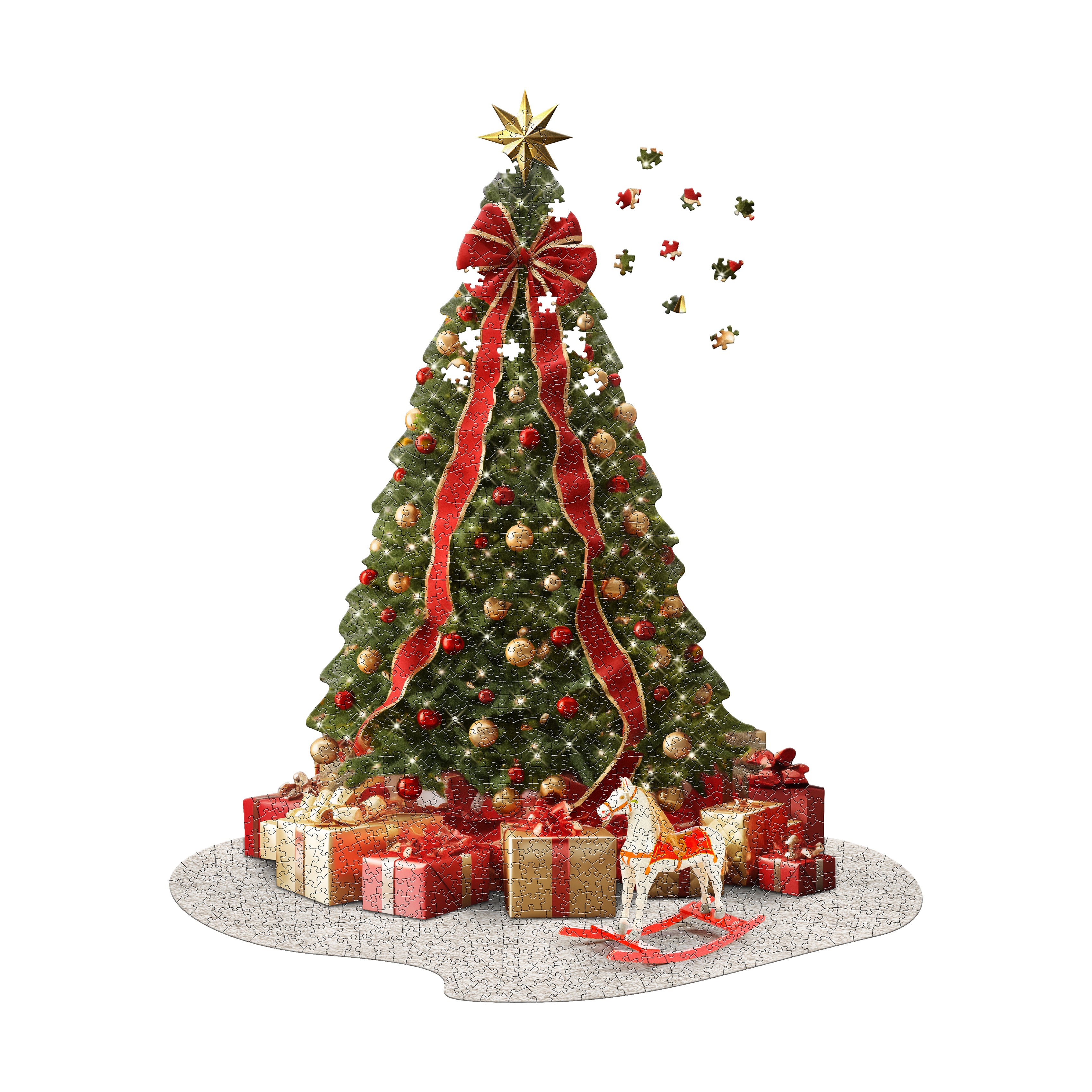 I Am Christmas Tree Shaped Jigsaw Puzzle: 1000 Pcs | AreYouGame