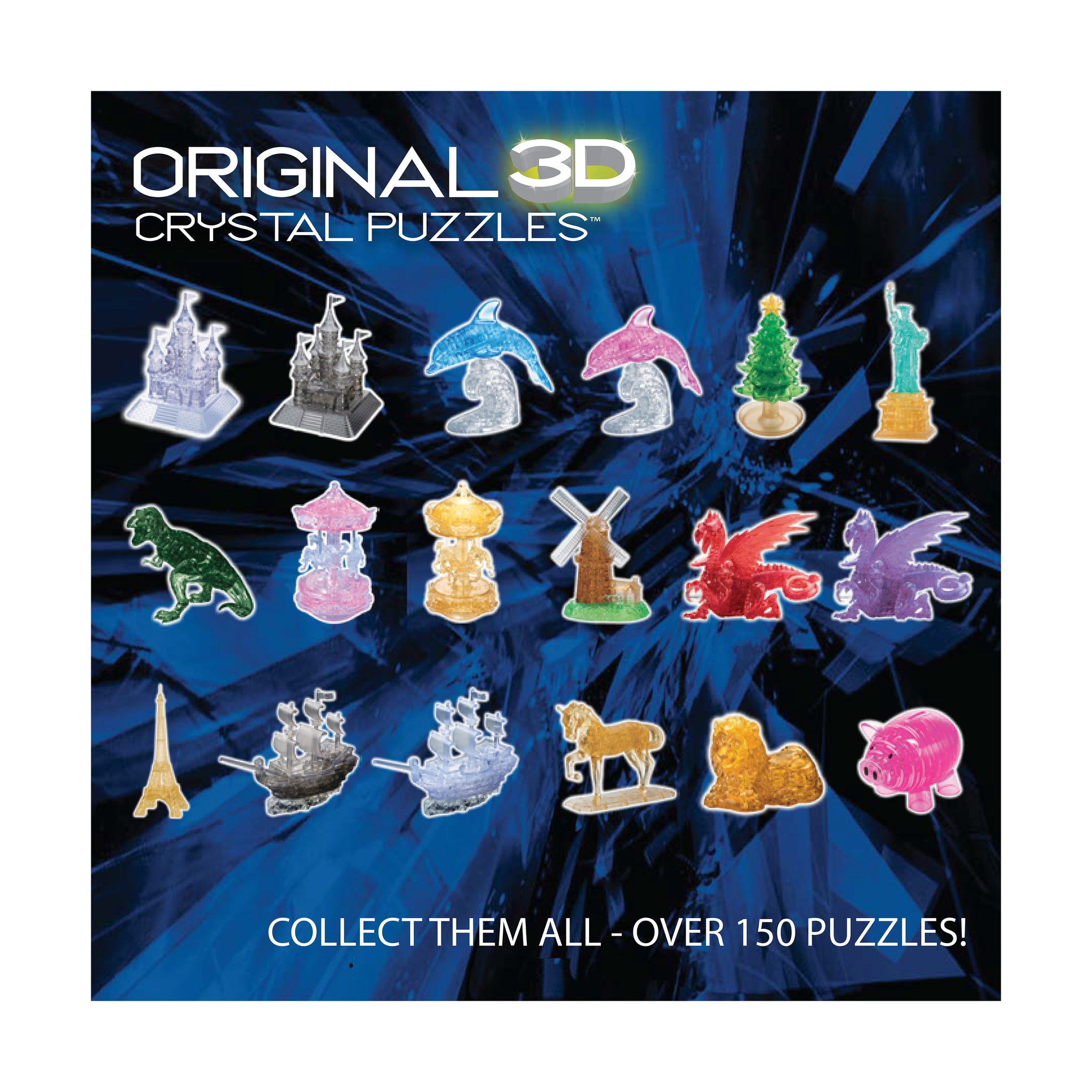 3D Crystal Puzzle - T-Rex (Red): 49 Pcs | AreYouGame – AreYouGame.com