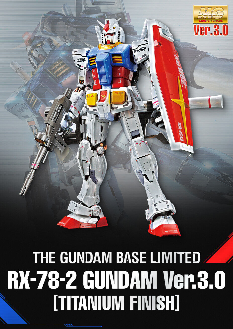 Bandai Gundam Base Limited Master Grade (MG) 1/100 RX-78-2 Gundam