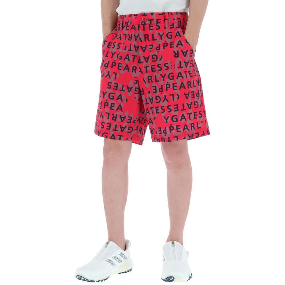 パーリーゲイツ PEARLY GATES メンズ Nyストレッチドビーロゴヒョウ柄