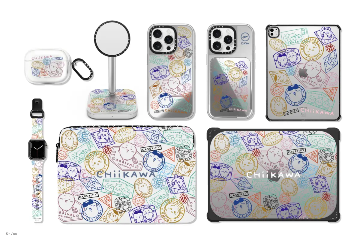 ちいかわ x CASETiFY」iPhoneケースやApple Watchバンドなどを