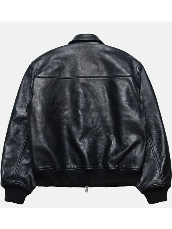 Stussy Leather Flight Jacket