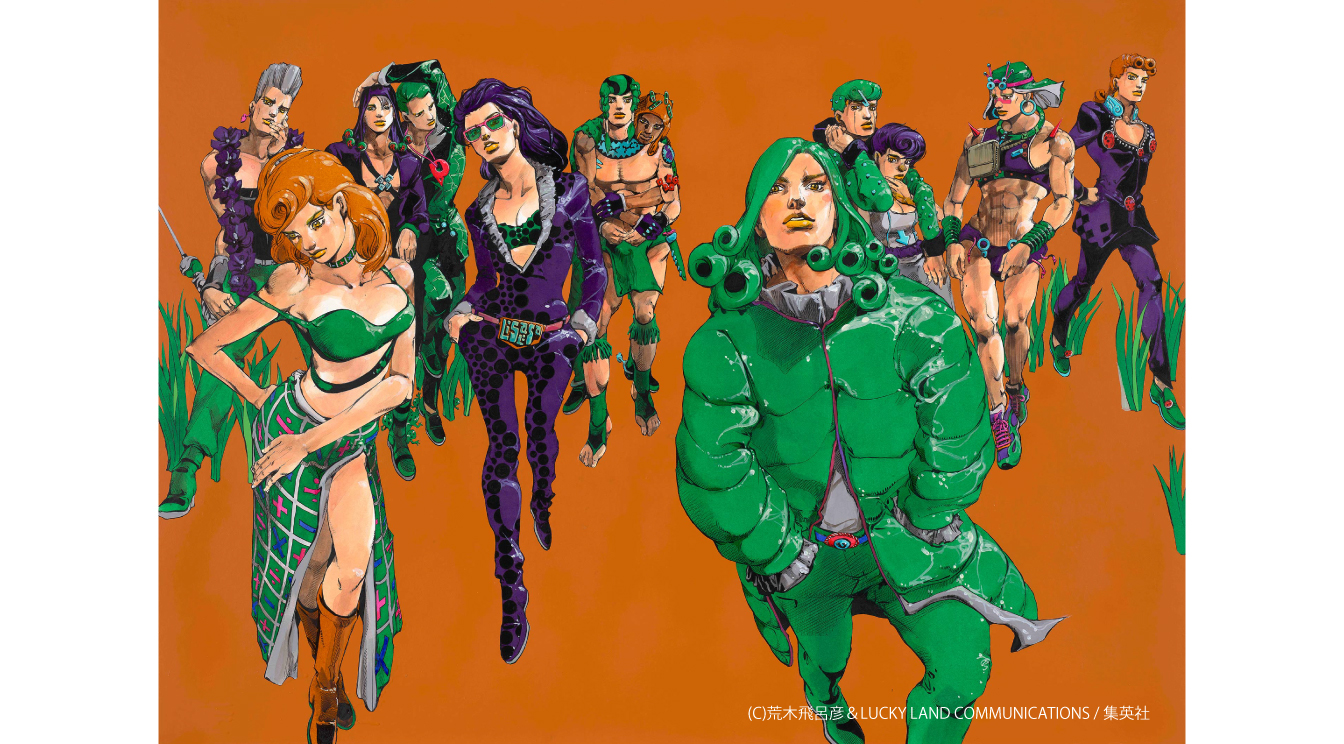 長崎県美術館にて「荒木飛呂彦原画展 JOJO 冒険の波紋」好評開催中