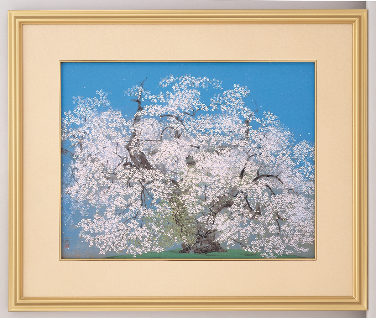 中島千波『 千歳櫻』 | 複製画 | 日経アート
