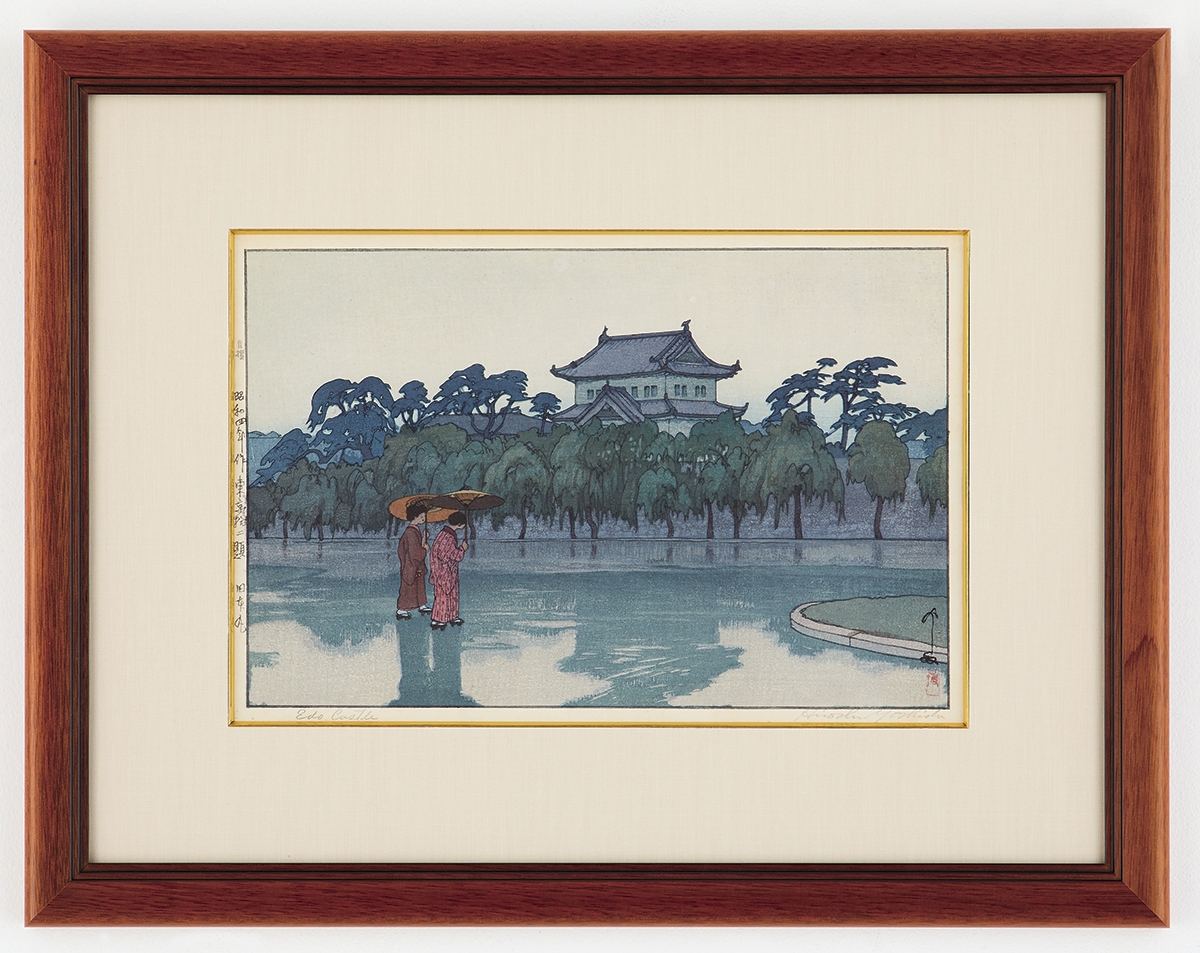 吉田博『 旧本丸（東京拾二題）』 | 木版画 | 日経アート