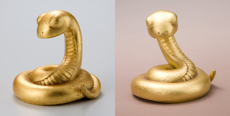 籔内佐斗司『 平成二十五年 干支ブロンズ 金巳（きんみ）』 | ブロンズ