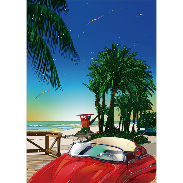 鈴木英人が描く「ポルシェ」26選 - 鈴木英人-EIZIN SUZUKIの版画