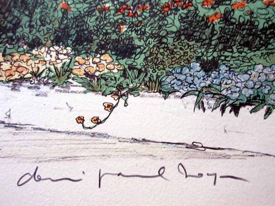 Denis Paul Noyer | Lithographic Art Prints - Hotel Gonnet