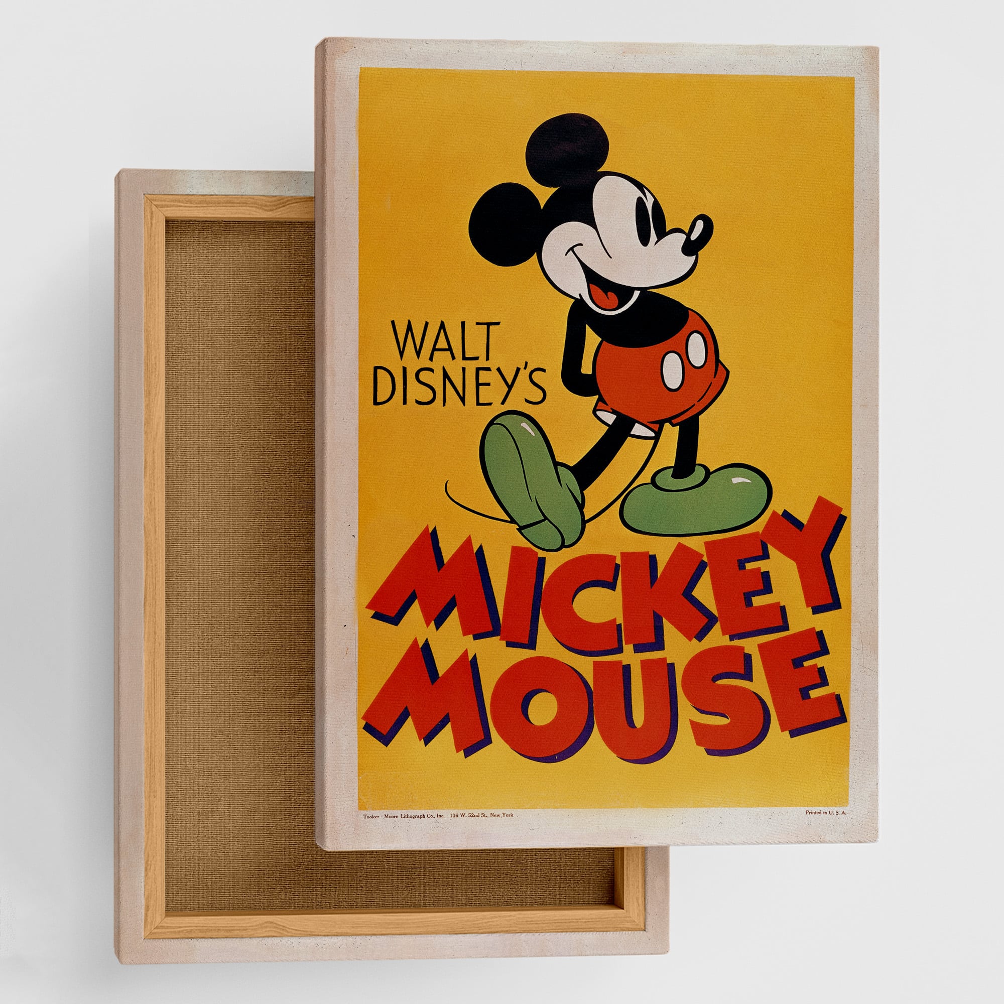 ディズニー クラシックポスター｜ミッキー スマイルポーズ アート