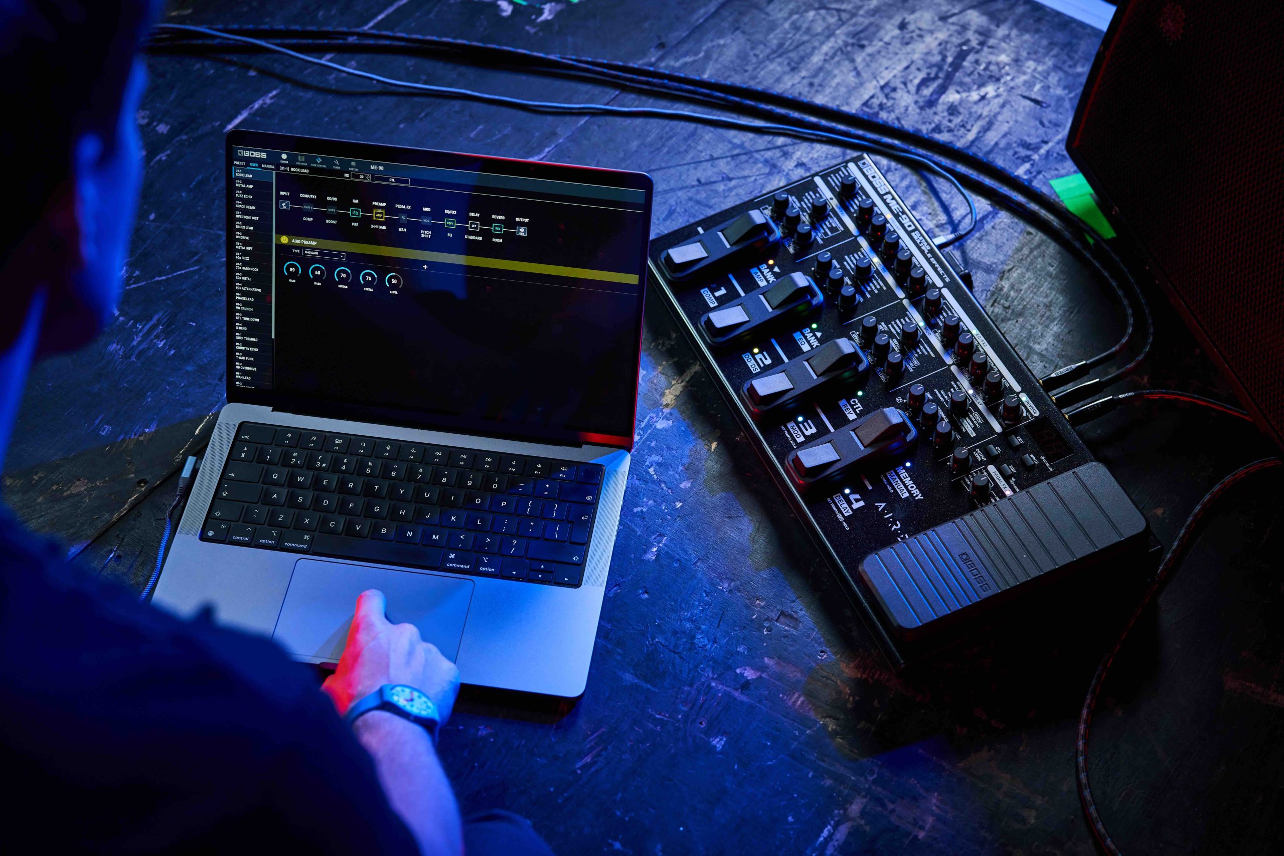 BOSS TONE STUDIOとME-90を接続してみましょう - BOSS Articles