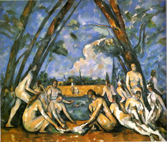 大水浴図 セザンヌ
