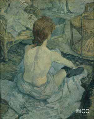 化粧」 トゥルーズ＝ロートレック | 世界の美術館