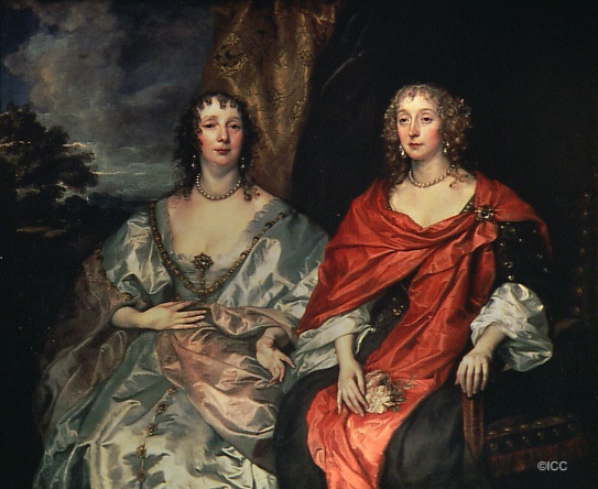 モートン伯爵夫人アンナ・ダールキスとアンナ・カーク嬢」 ヴァン