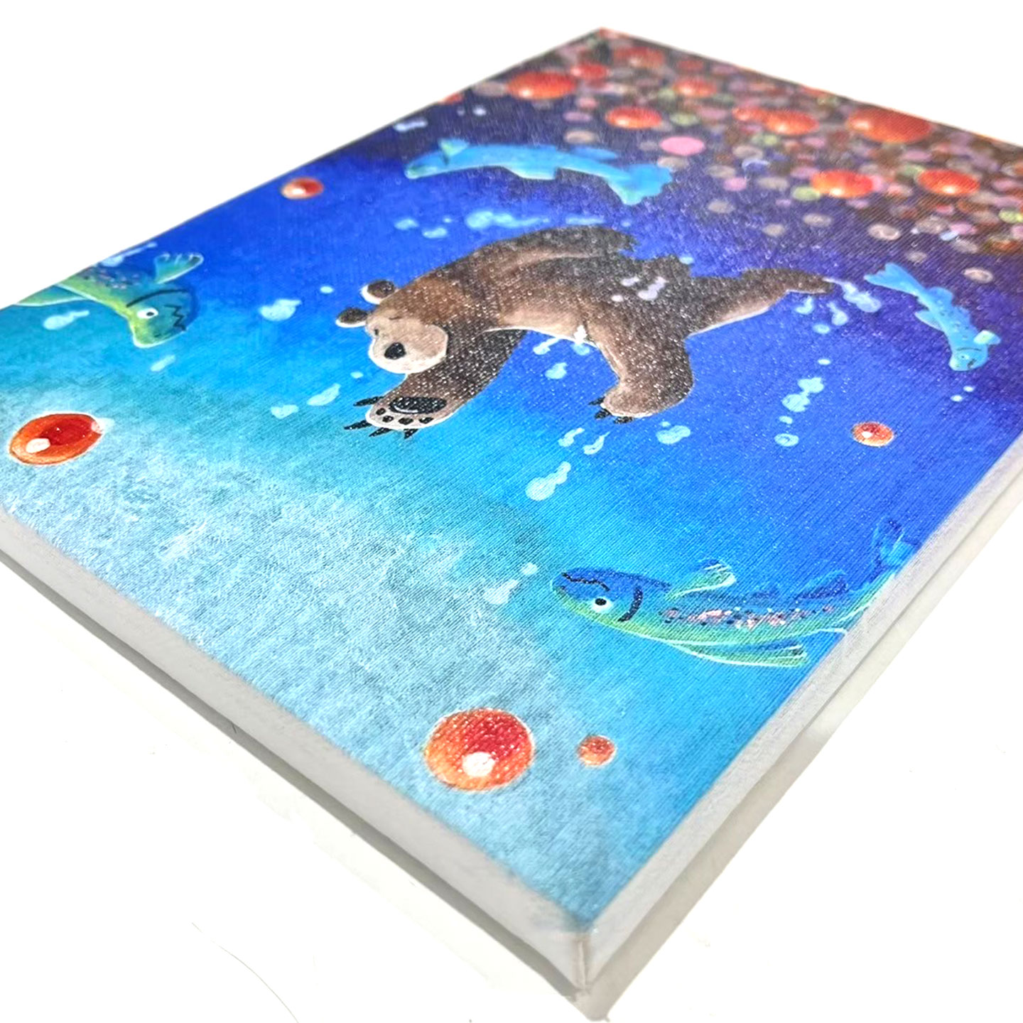 世界に一つだけのオリジナルデザインのアートキャンバスをUVプリントで