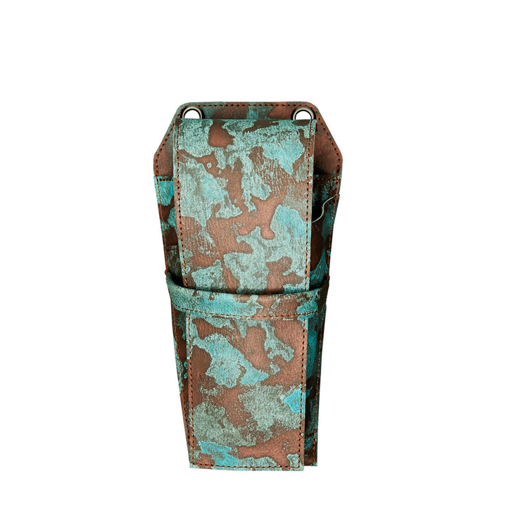 錆レザーのシザーケース ヘキサゴン TH008 aruci