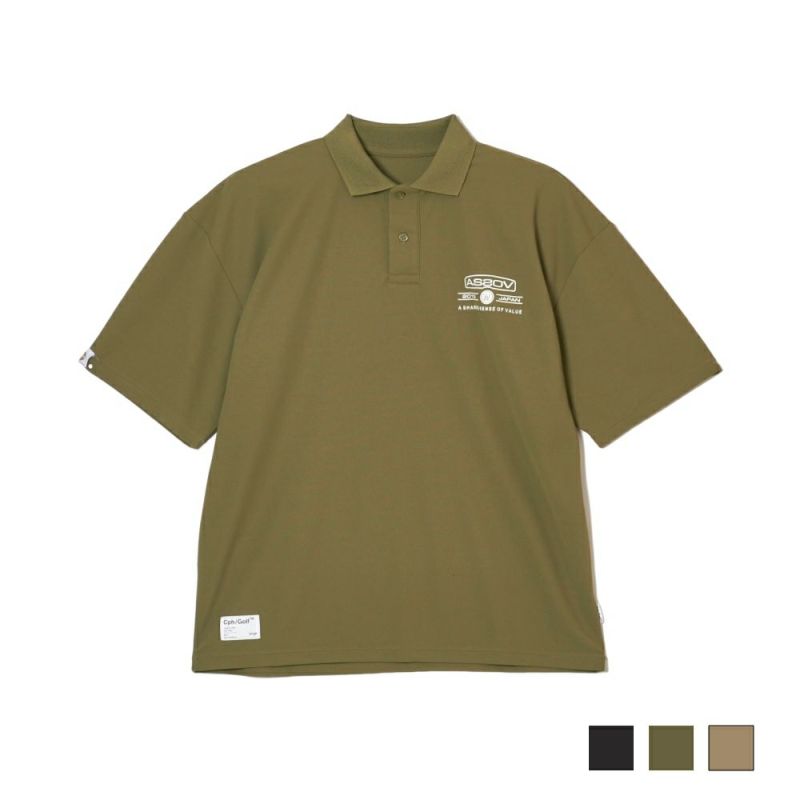 AS2OV×CPH別注 OVERSIZE S/S POLOアッソブ シーピーエイチ ポロ