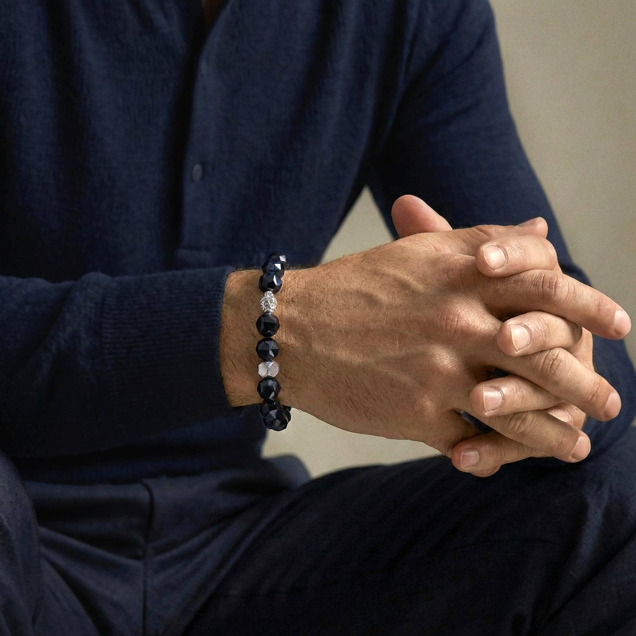 AWNL】メンズ 隕石/ホークスアイ ブレスレット｜ロブスタークラスプ