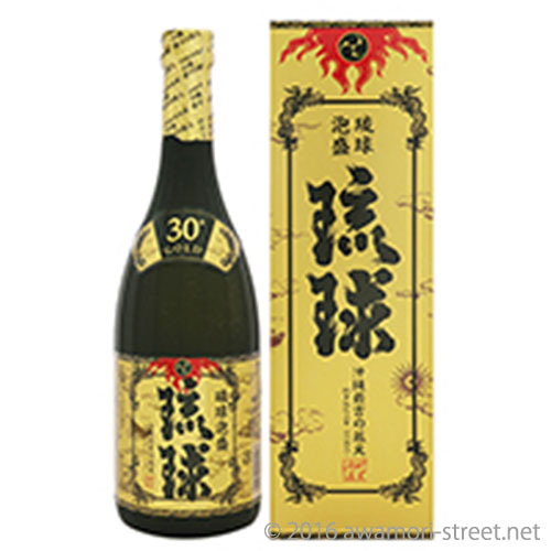琉球ゴールド 30度,720ml 古酒60%ブレンド / 新里酒造 / 泡盛