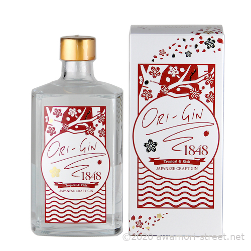 ORI-GiN1848 48度,500ml クラフトジン / 瑞穂酒造 / 泡盛ストリート.net