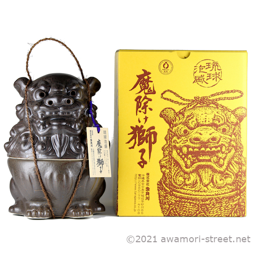 魔除け獅子 30度,720ml シーサーの壺で贈り物にオススメ! / 多良川