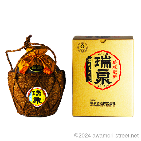 瑞泉 古酒 シュロ巻壺 43度,1800ml / 瑞泉酒造 / 泡盛ストリート.net