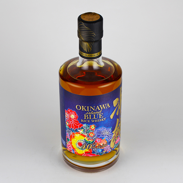 OKINAWA island BLUE 40度,500ml 沖縄発ライスウイスキー / 久米仙酒造