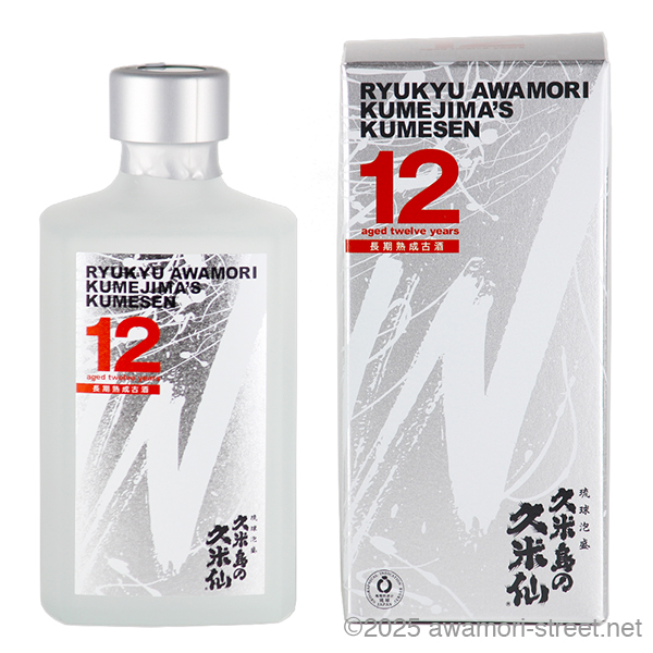 久米島の久米仙 ホワイト 12年古酒 35度,375ml ハーフボトル / 久米島