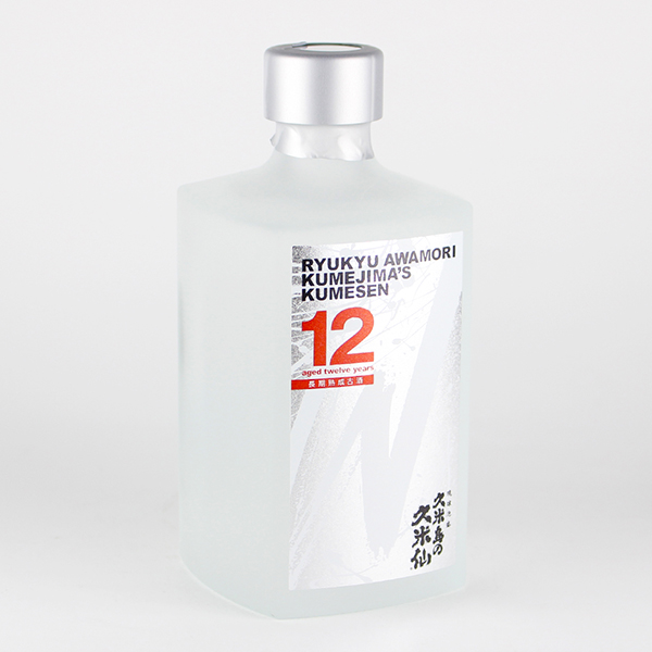 久米島の久米仙 ホワイト 12年古酒 35度,375ml ハーフボトル / 久米島