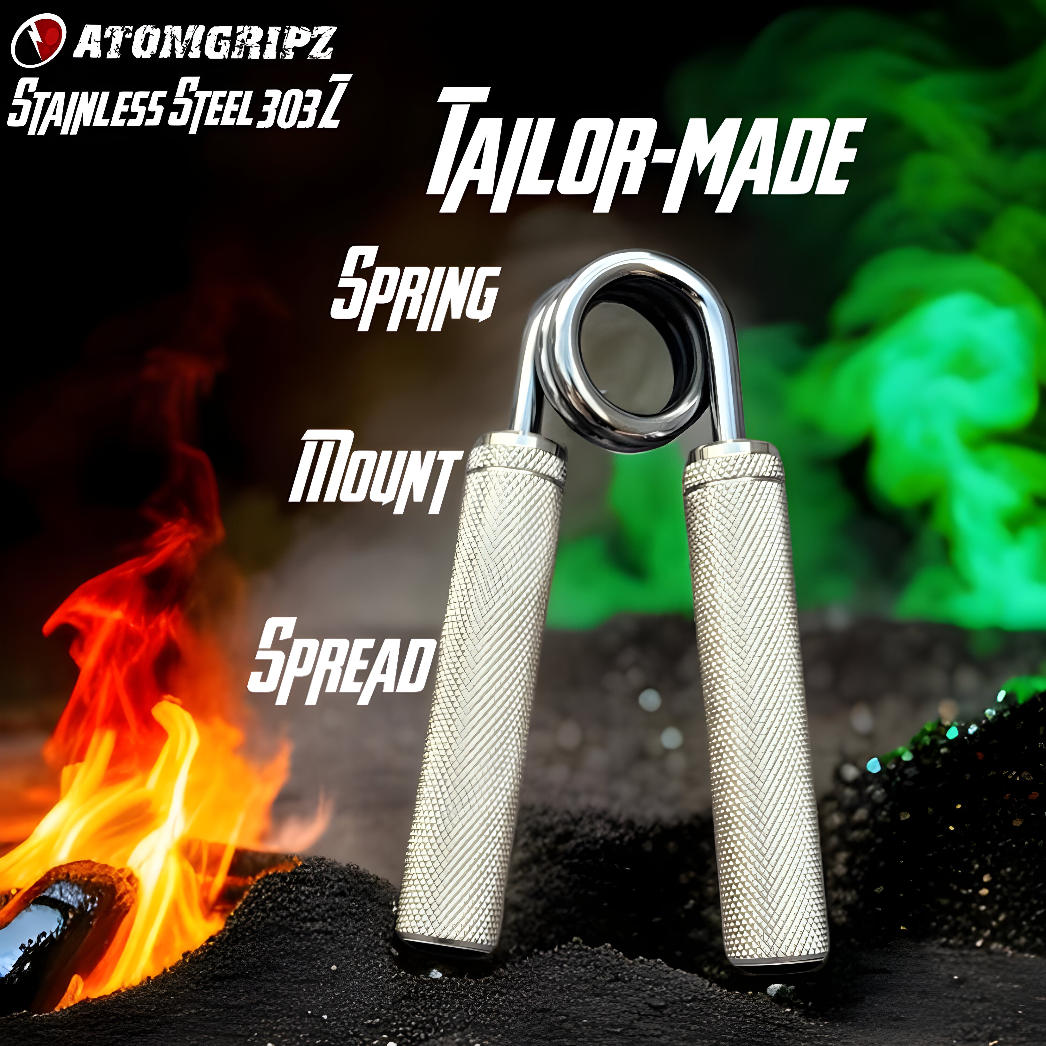 Stainless Steel 303z Grippers- – Atomgripz Store