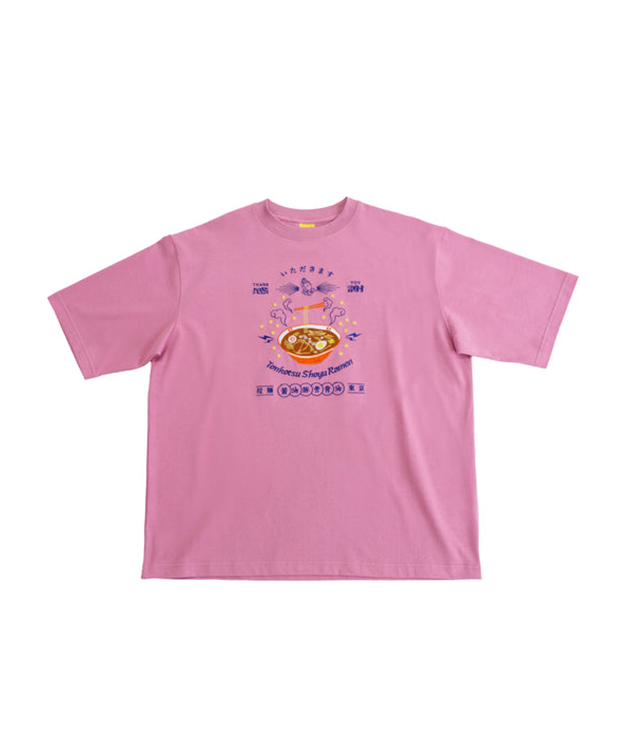JAPAN ラーメン Tシャツ ピンク AtOn50 Official Online Store