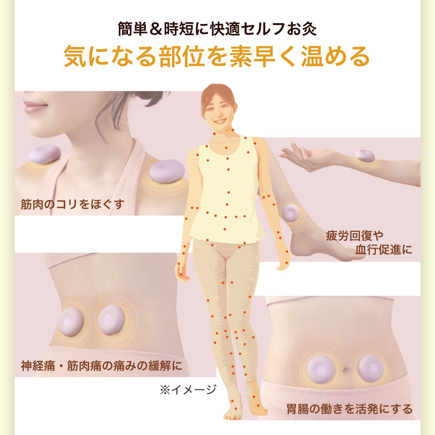 アテックスルルド フェムオンテック 温灸 AX-HJ170（デジタルお灸