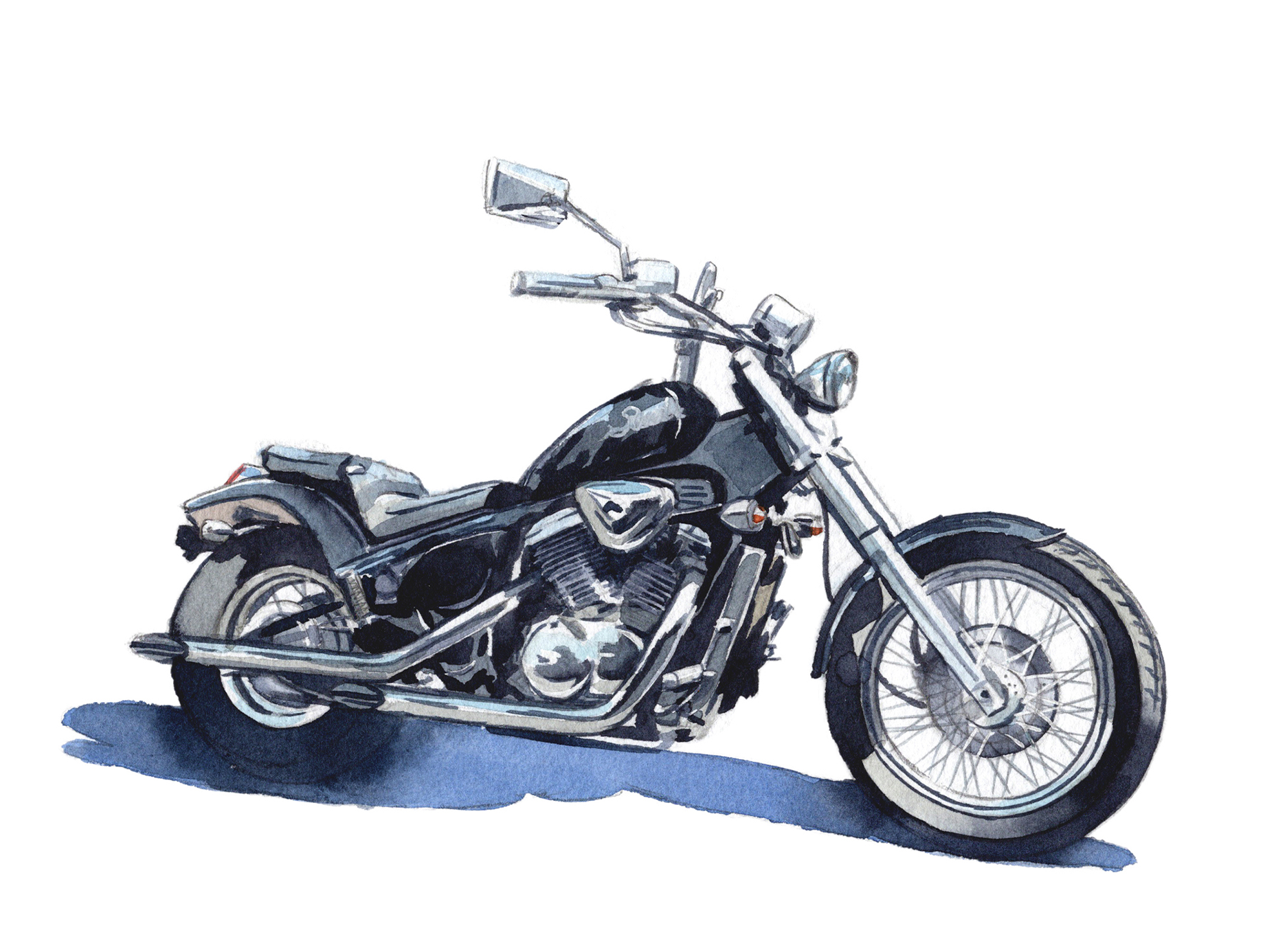 雑誌 Lightning(ライトニング) 2021年8月号 ストリートバイクイラスト