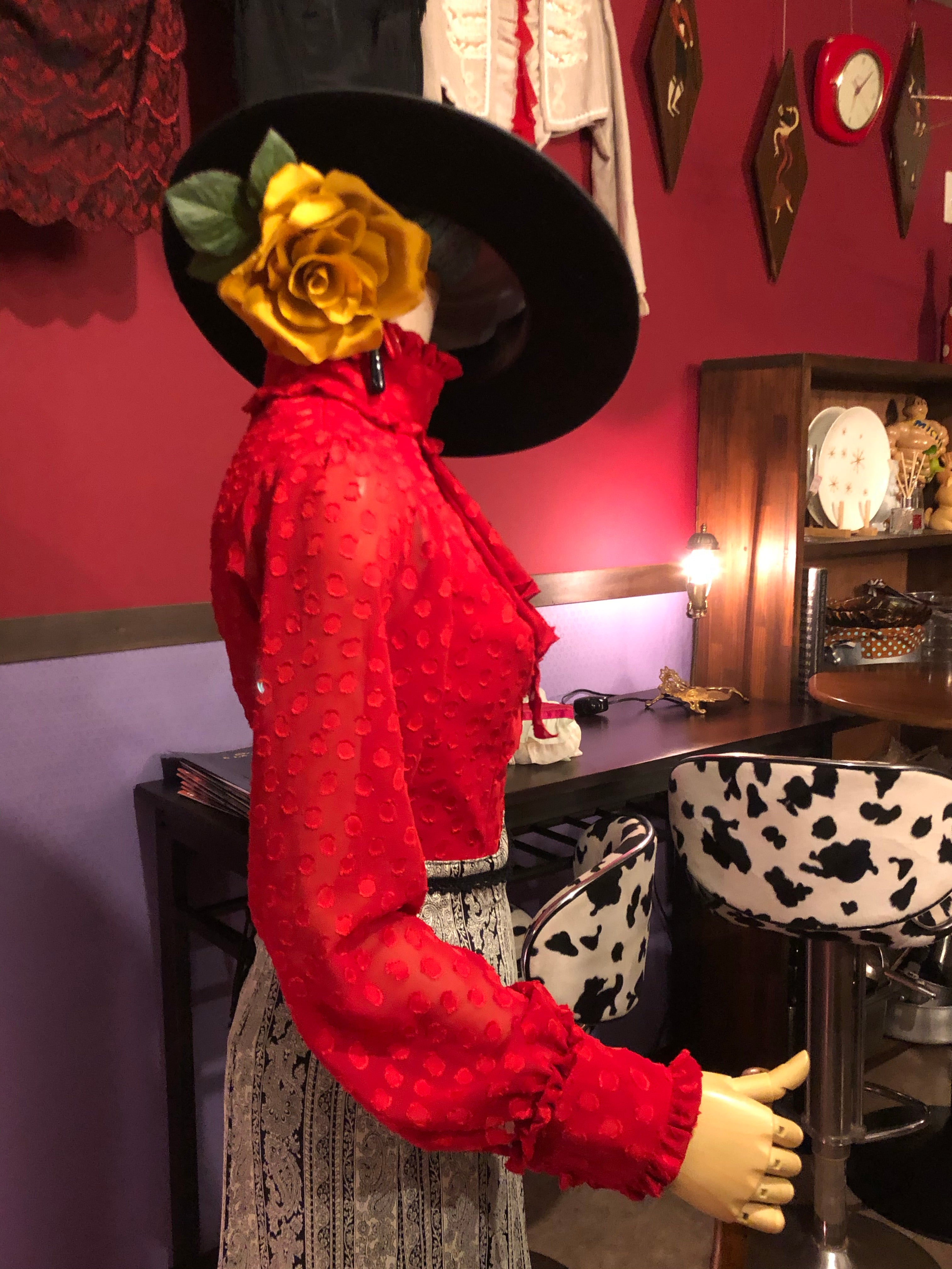 フラメンコ衣装 ブラウス フラメンコ衣装ブラウス⭐︎HERMOSA フリル袖