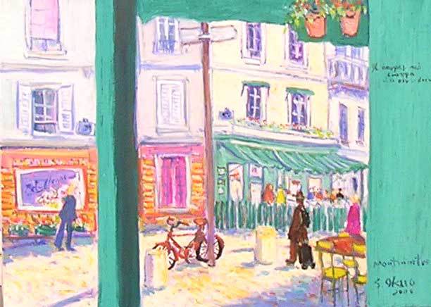 井ケ田昭一 油絵「一時」 サイズ SM 埼玉県 入間市 井ケ田昭一 油絵