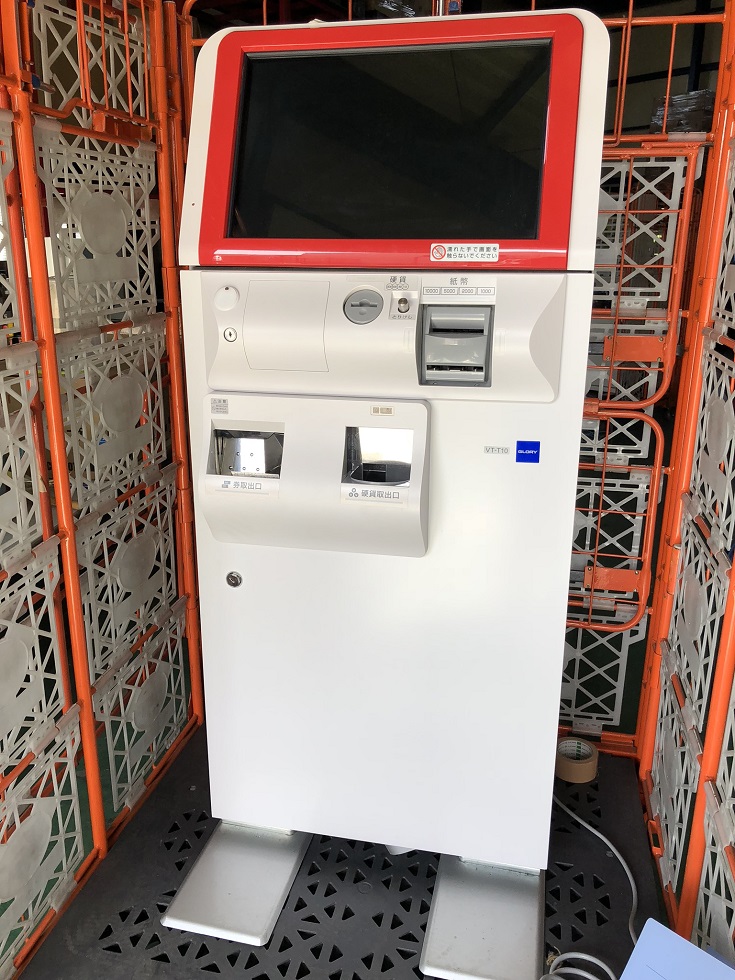 VT-T10AM 中古券売機 グローリー製 タッチパネル