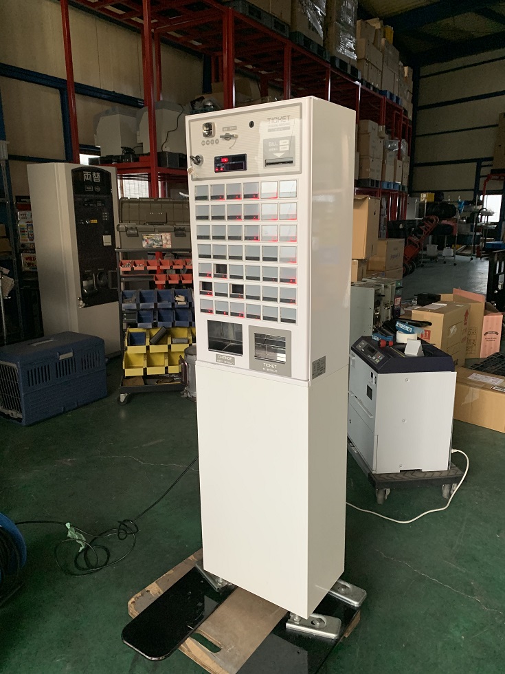 中古 自動券売機 Fujitaka FK-CX-42 卓上型 42口座 鍵付き